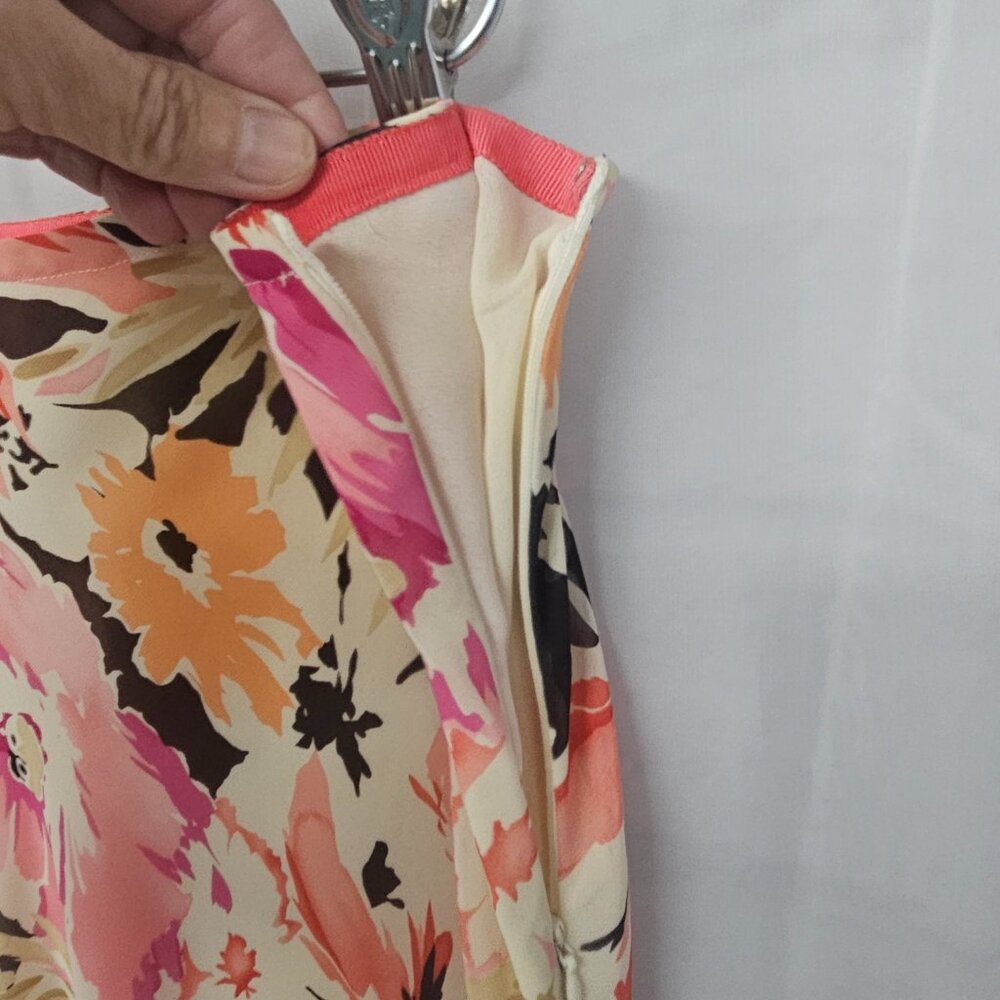 Liz Claiborne Skirt Maxi Floral Bohemian Cottage Fairy Coquette Lace 16 - Picture 5 of 11